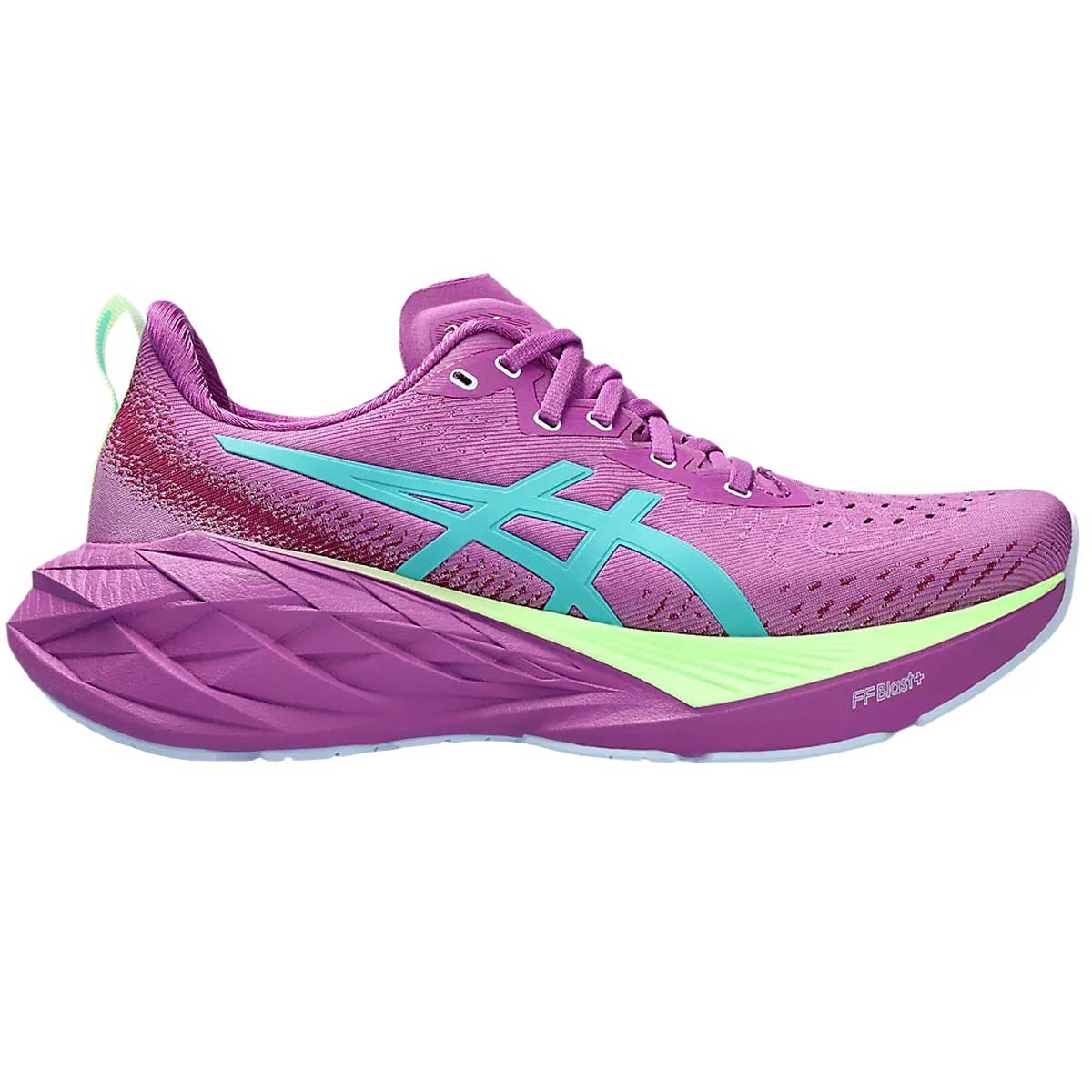 Tenis Asics NOVABLAST 4 LS Morado Mujer