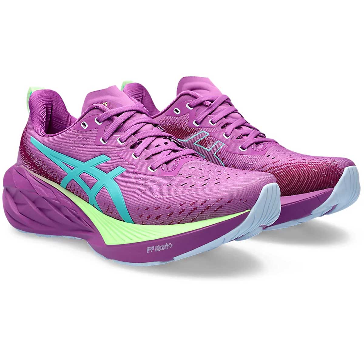 Tenis Asics NOVABLAST 4 LS Morado Mujer
