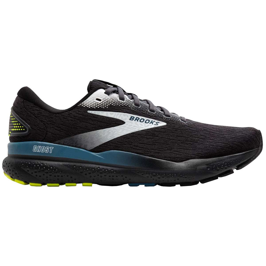 Tenis Brooks Running GHOST 16 Negro Azul Hombre