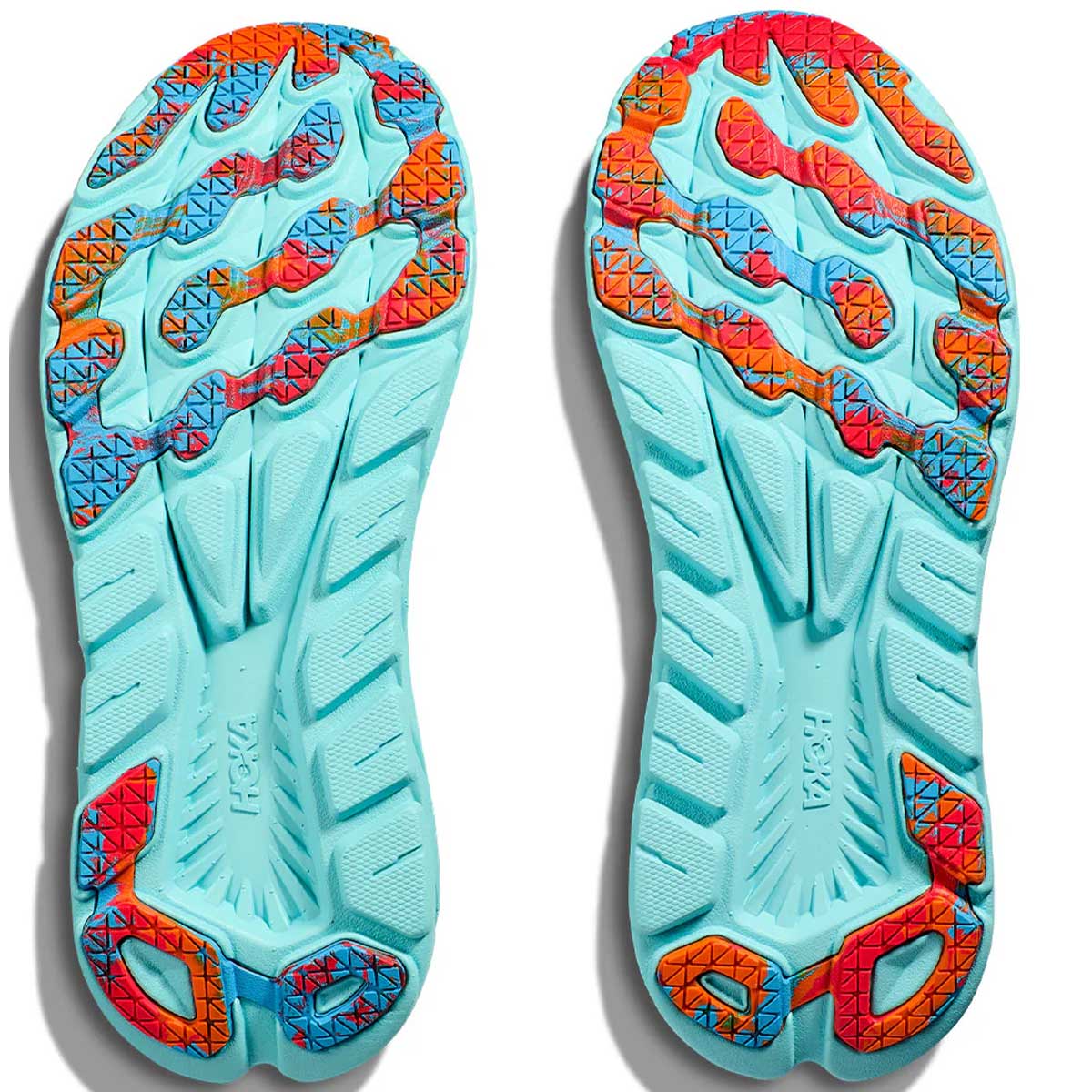 Tenis Hoka Running RINCON 3 Naranja Rojo Hombre