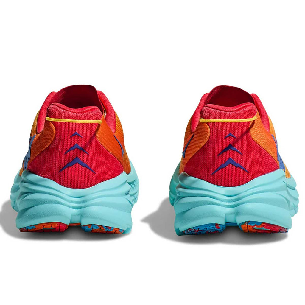 Tenis Hoka Running RINCON 3 Naranja Rojo Hombre