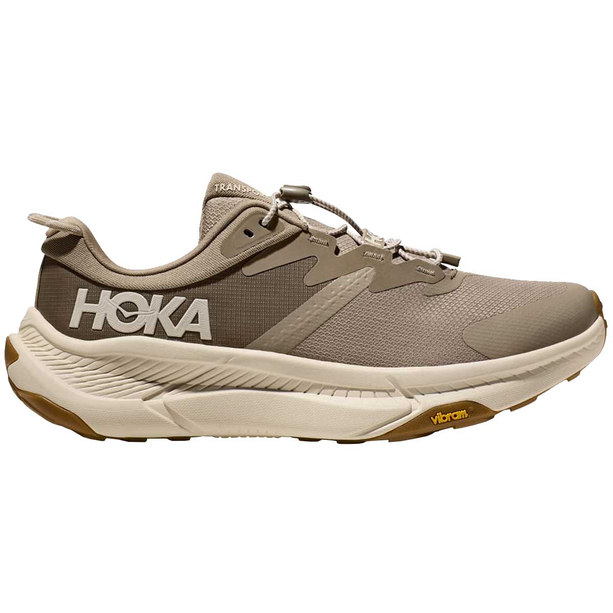 Tenis Hoka Hiking TRANSPORT Gris Beige Hombre