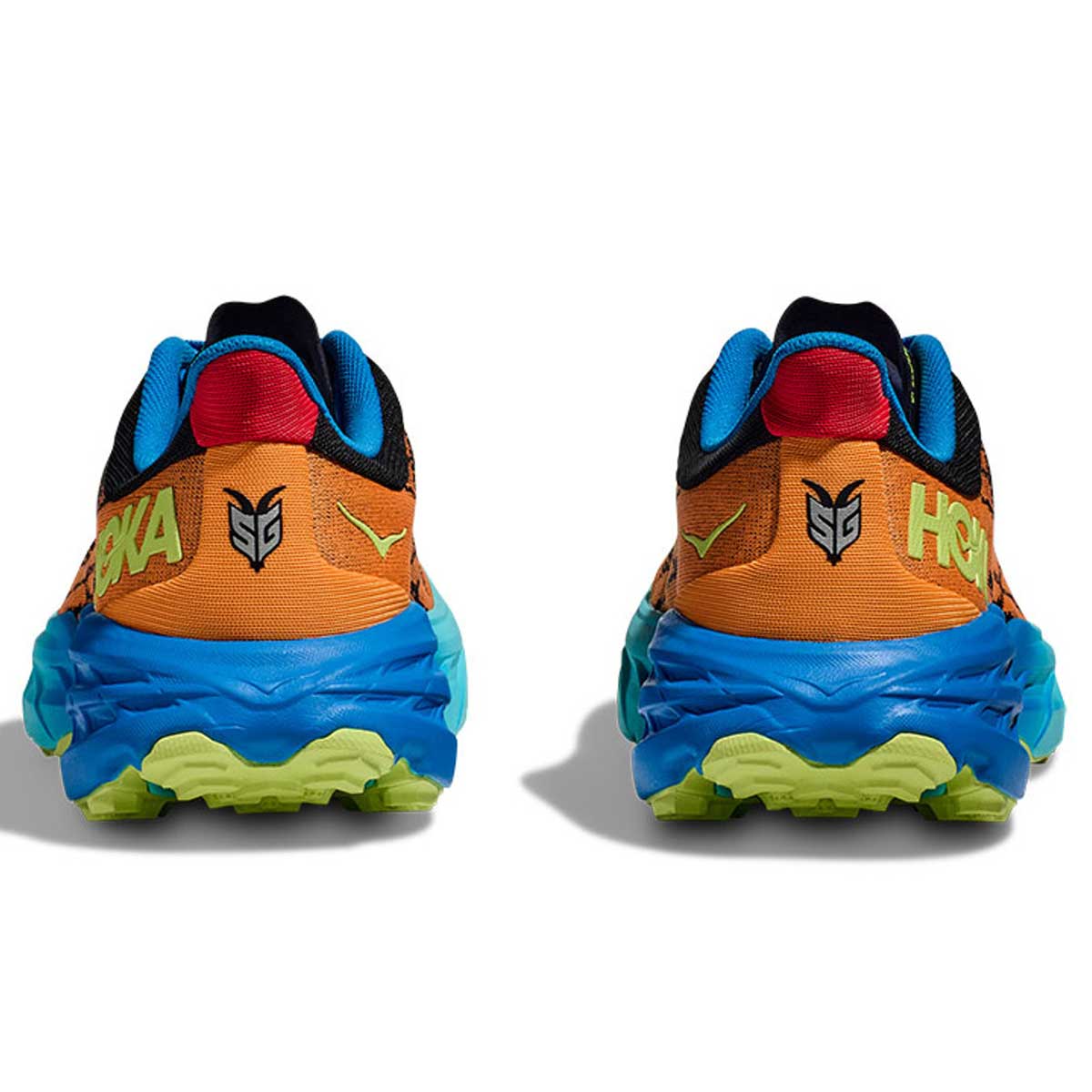 Tenis Hoka Trail Running SPEEDGOAT 5 Azul Amarillo Hombre