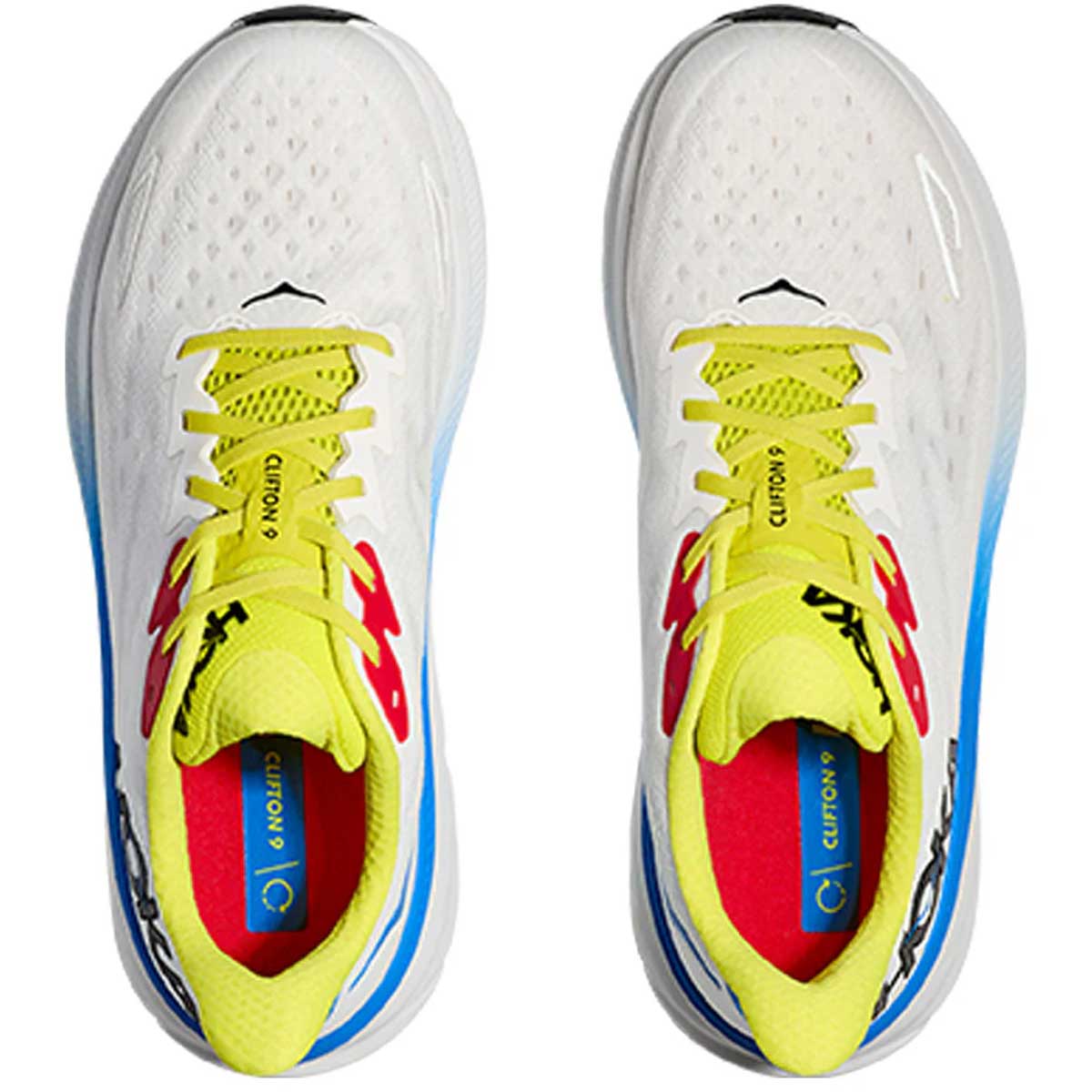 Tenis Hoka CLIFTON 9 Running Blanco Azul Hombre