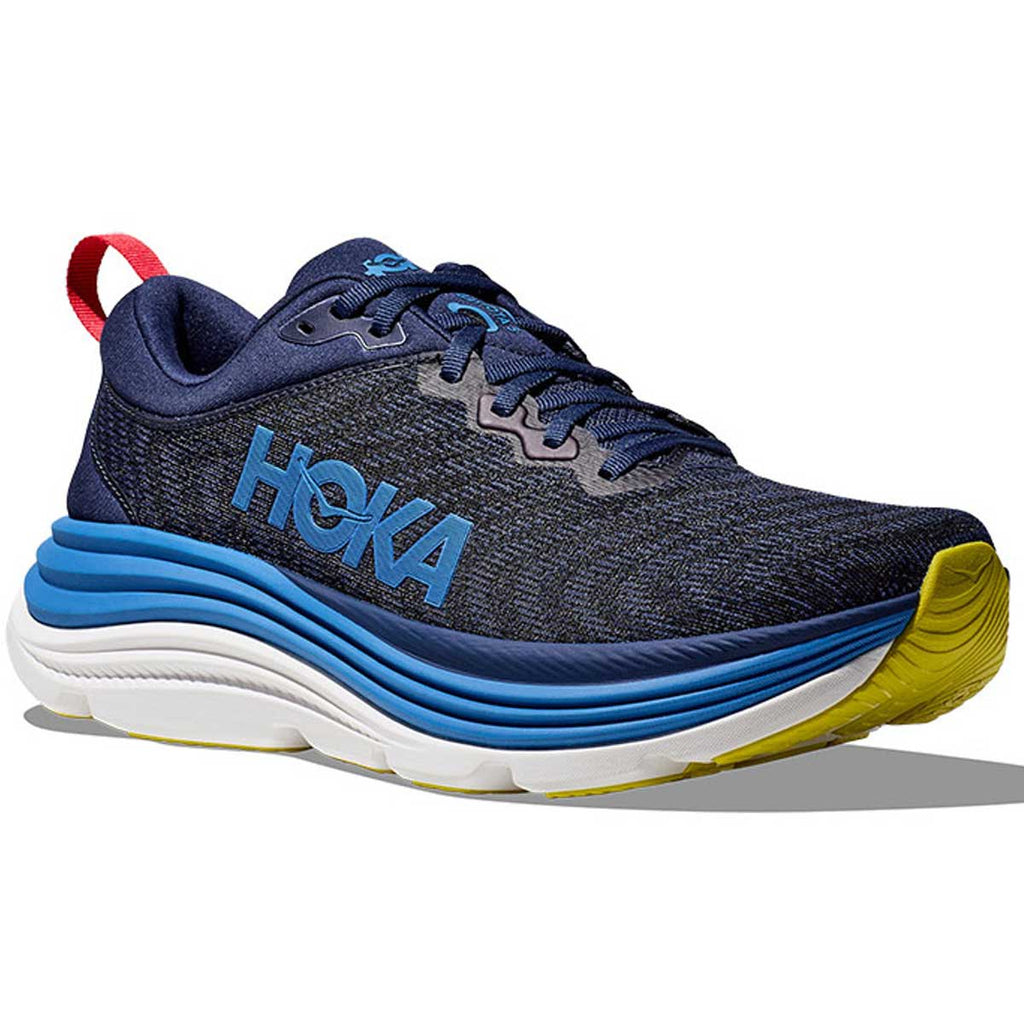 Tenis Hoka Running GAVIOTA 5 Azul Naranja Hombre