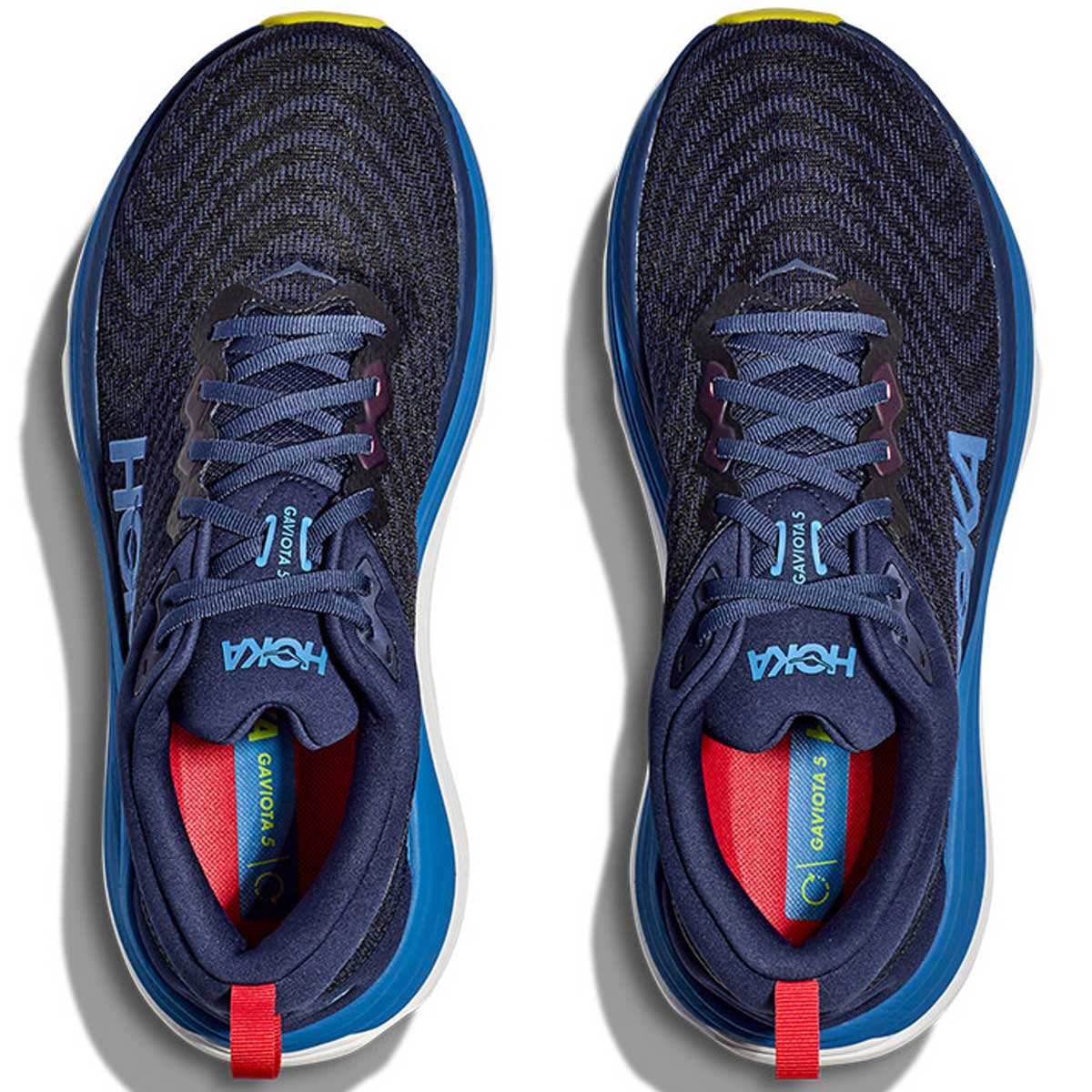 Tenis Hoka Running GAVIOTA 5 Azul Naranja Hombre