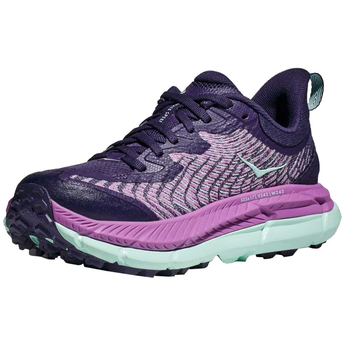 Tenis Hoka MAFATE SPEED 4 Running Trail Morado Mujer