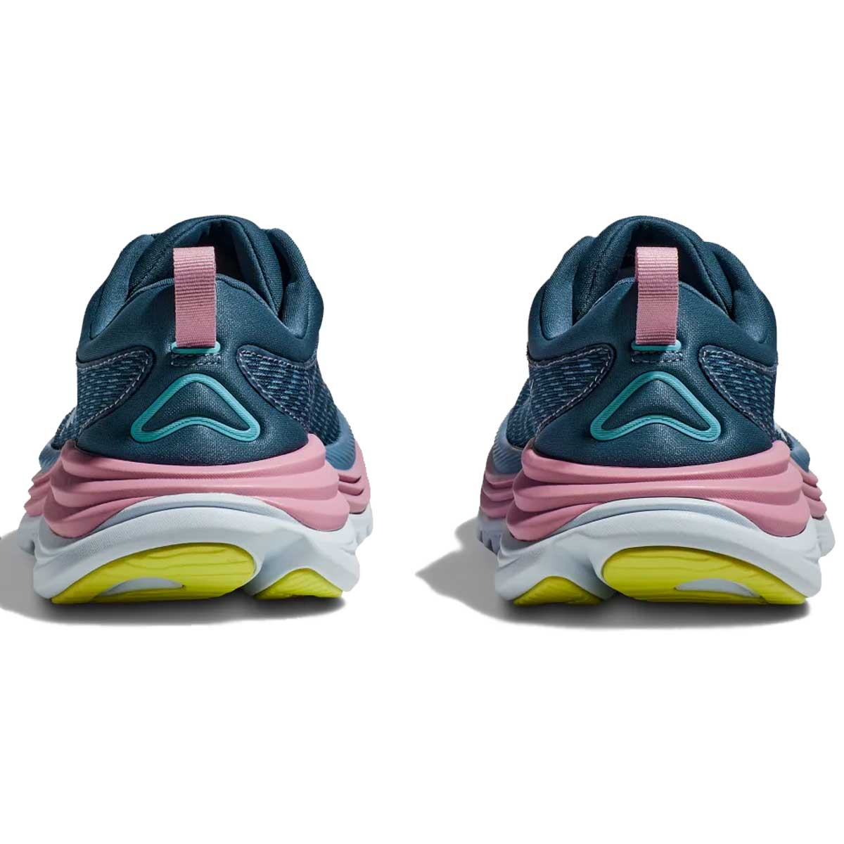 Tenis Hoka Running GAVIOTA 5 Azul Rosa Mujer