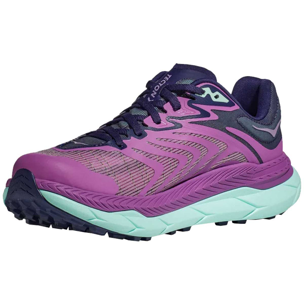Tenis Hoka TECTON X 2 Trail Running Morado Mujer