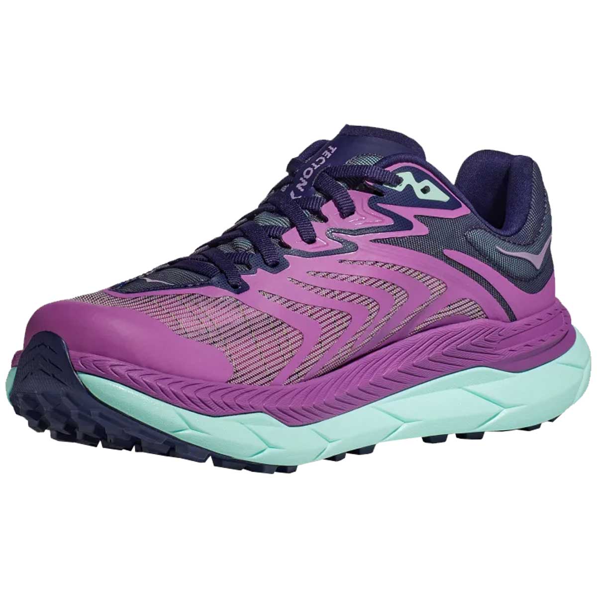 Tenis Hoka TECTON X 2 Trail Running Morado Mujer
