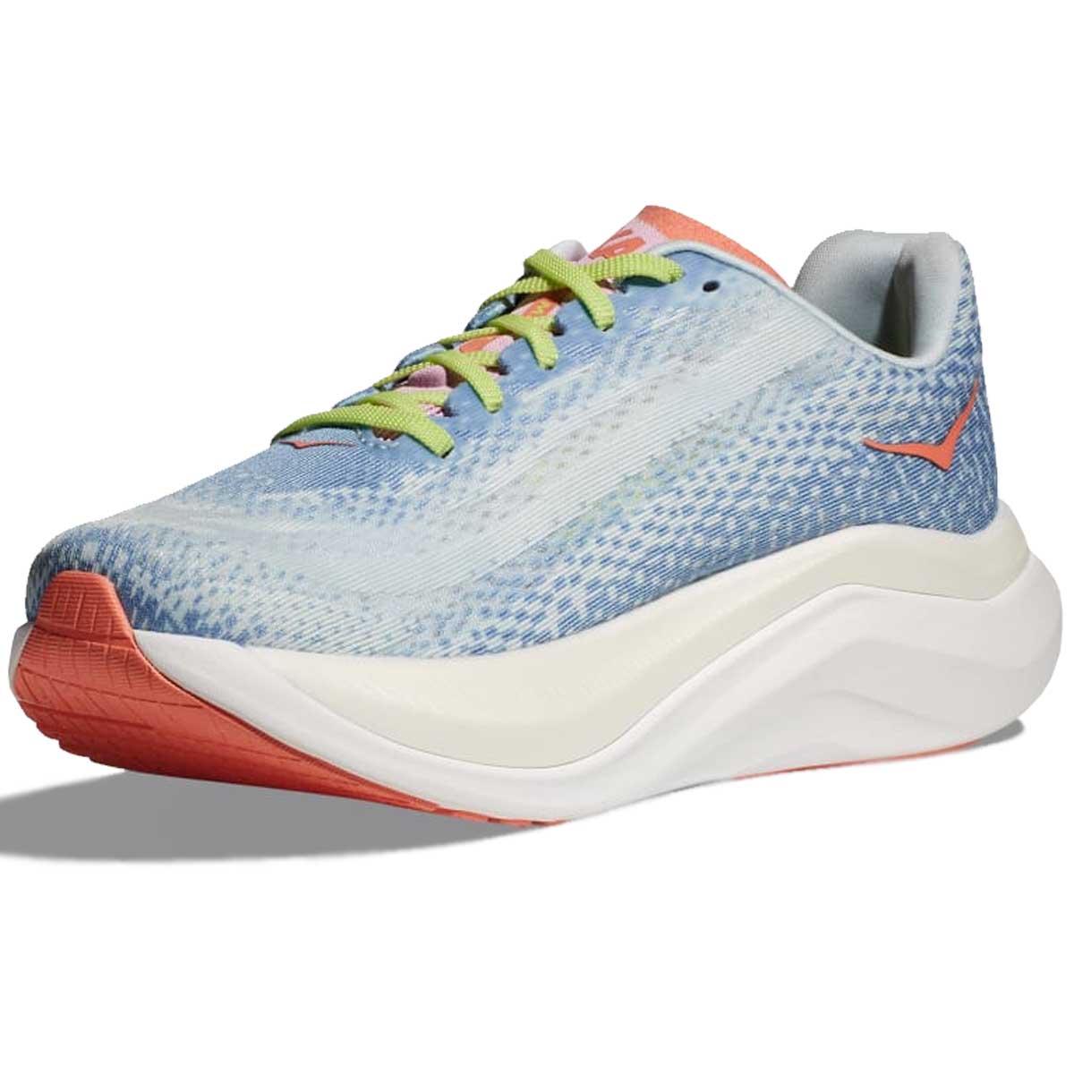 Tenis Hoka Running MACH X Azul Blanco Mujer