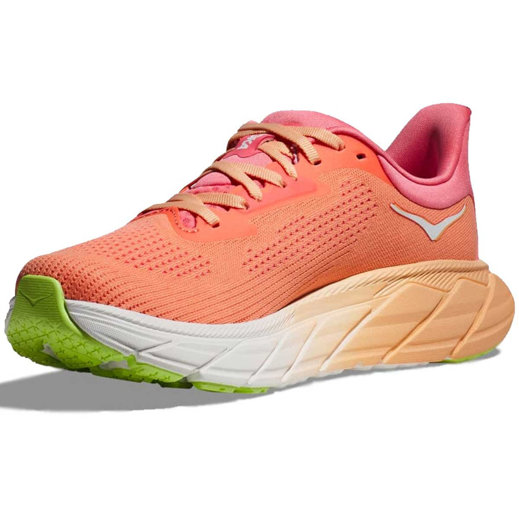 Tenis Hoka ARAHI 7 Naranja Rosa Mujer