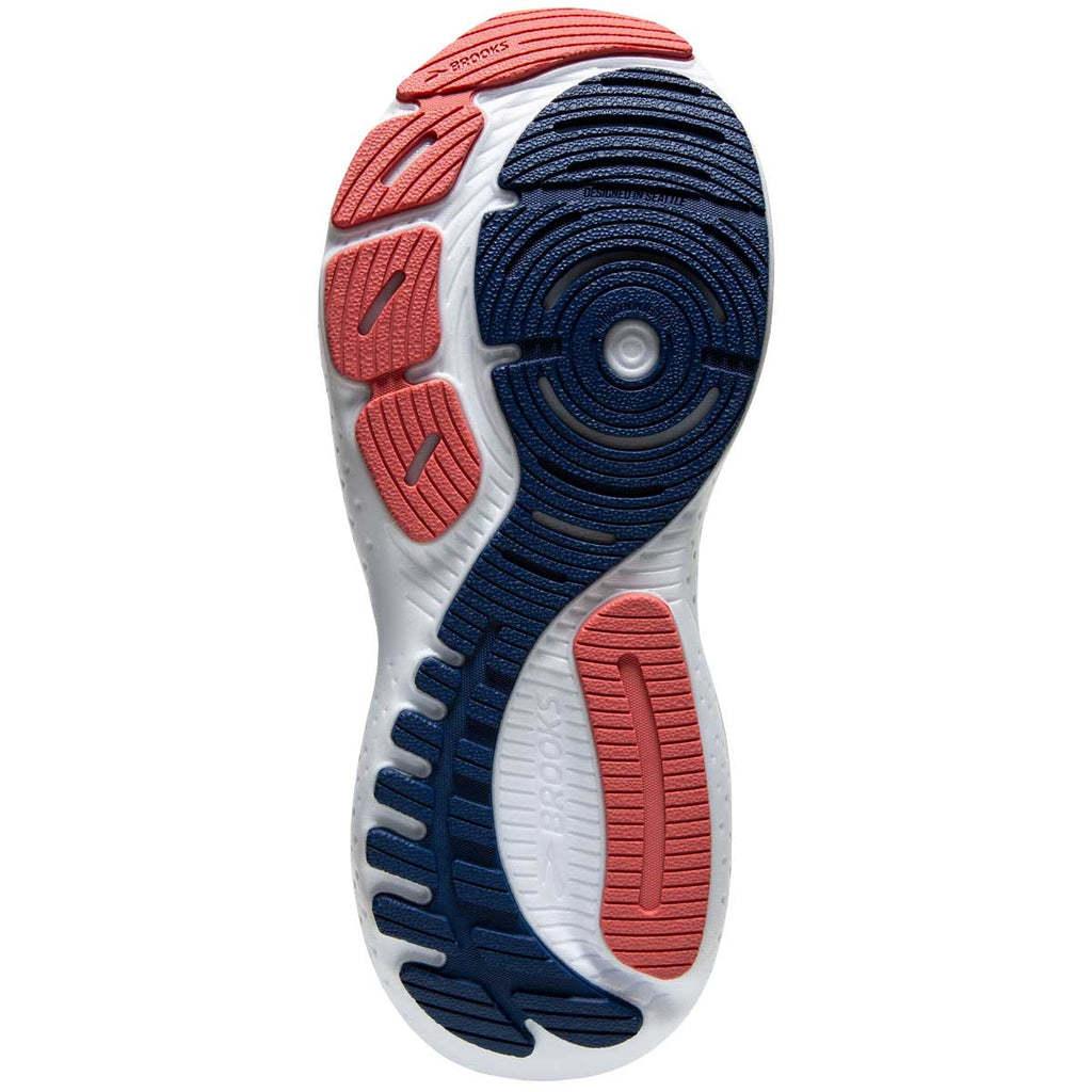 Tenis Running Brooks GLYCERIN GTS 21 Azul Blanco Mujer