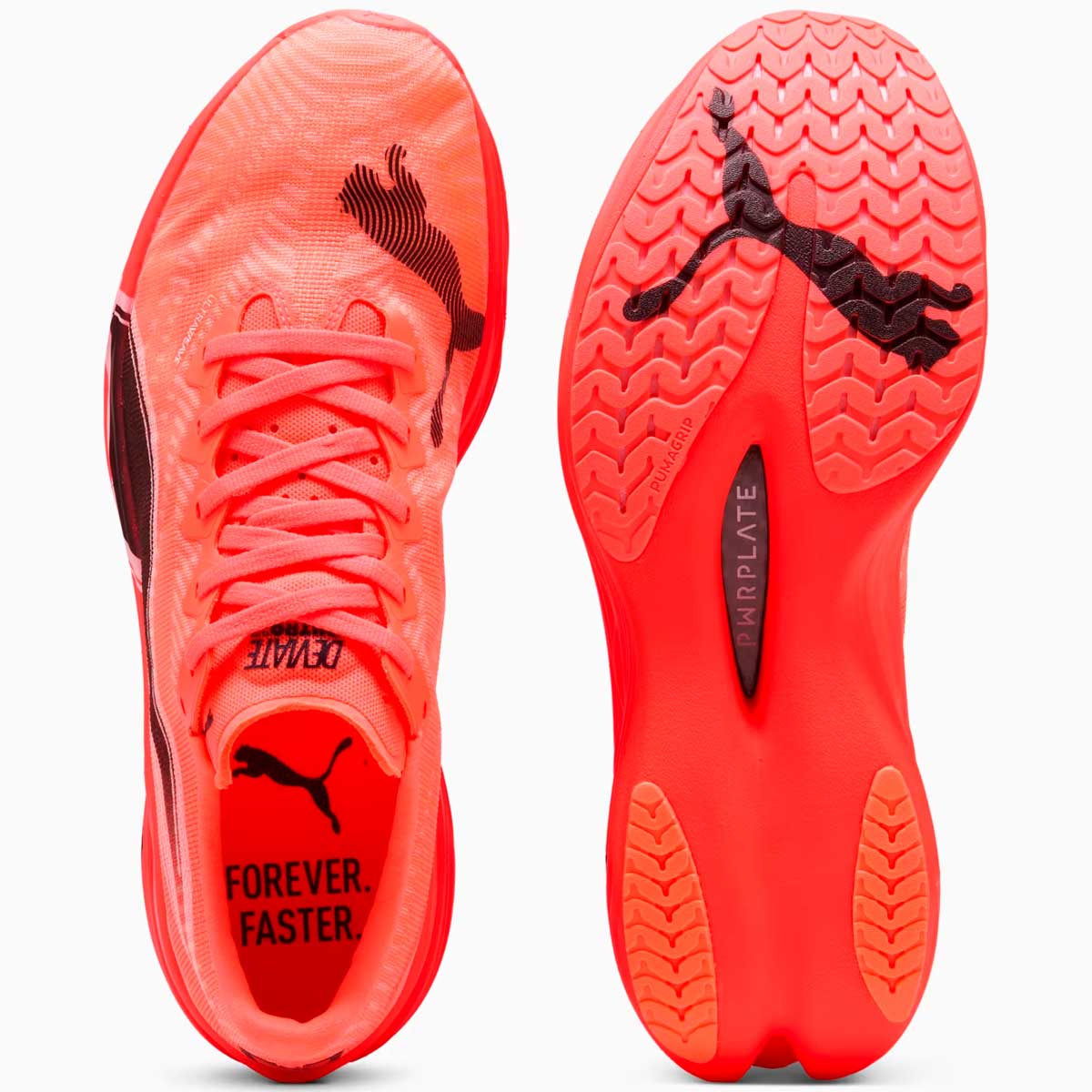 Tenis Puma DEVIATE NITRO ELITE 3 Naranja Brillante