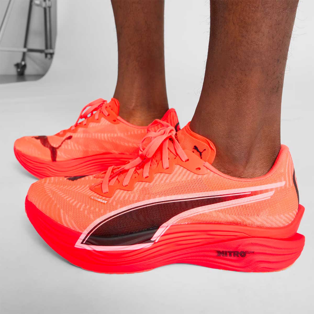 Tenis Puma DEVIATE NITRO ELITE 3 Naranja Brillante