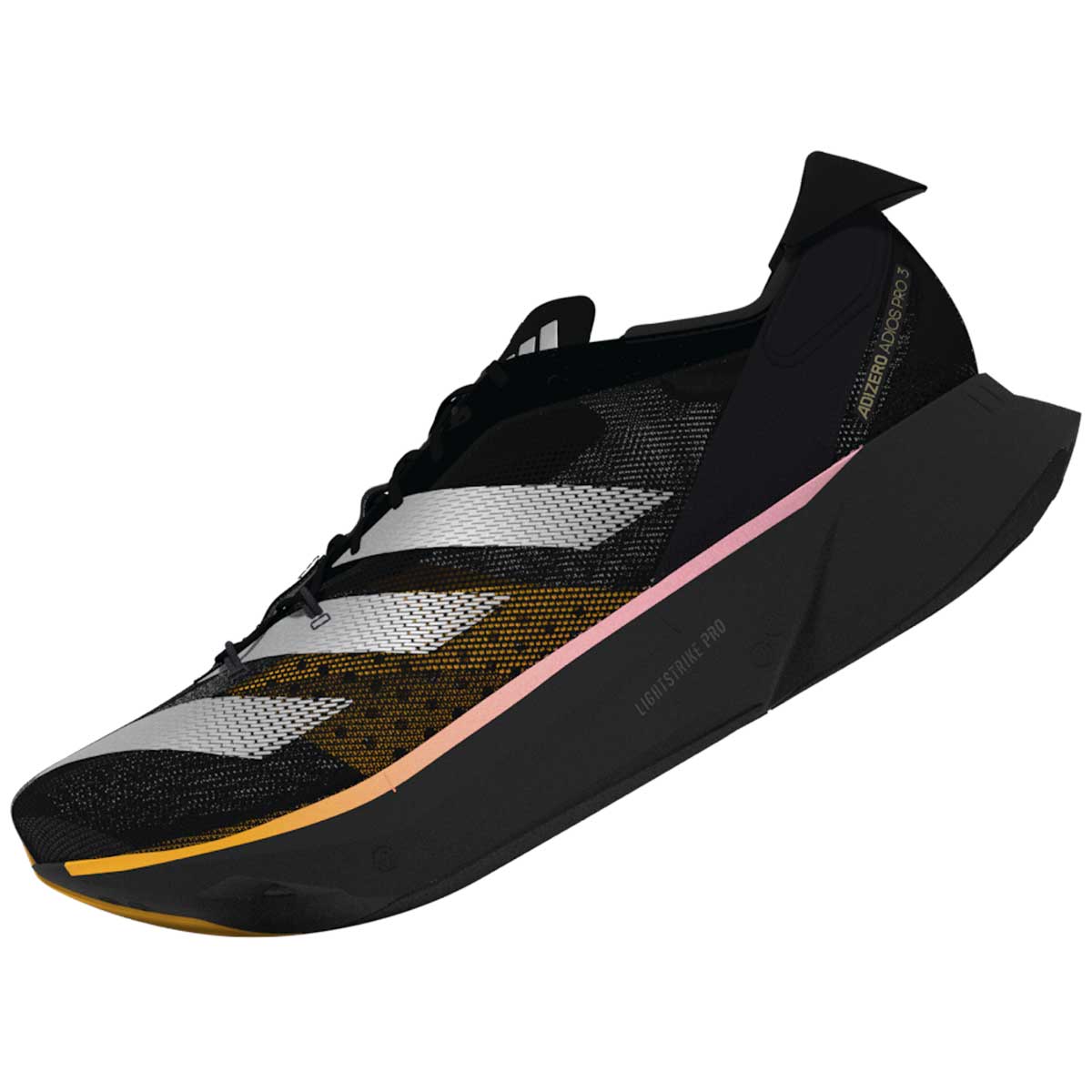 Tenis Adidas ADIZERO ADIOS PRO 3 Negro Blanco Hombre
