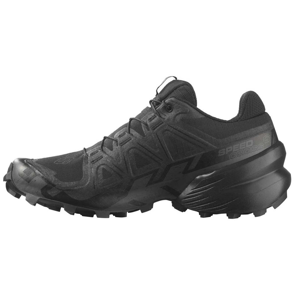 Tenis Salomon Trail Running SPEEDCROSS 6 Negro Full Mujer
