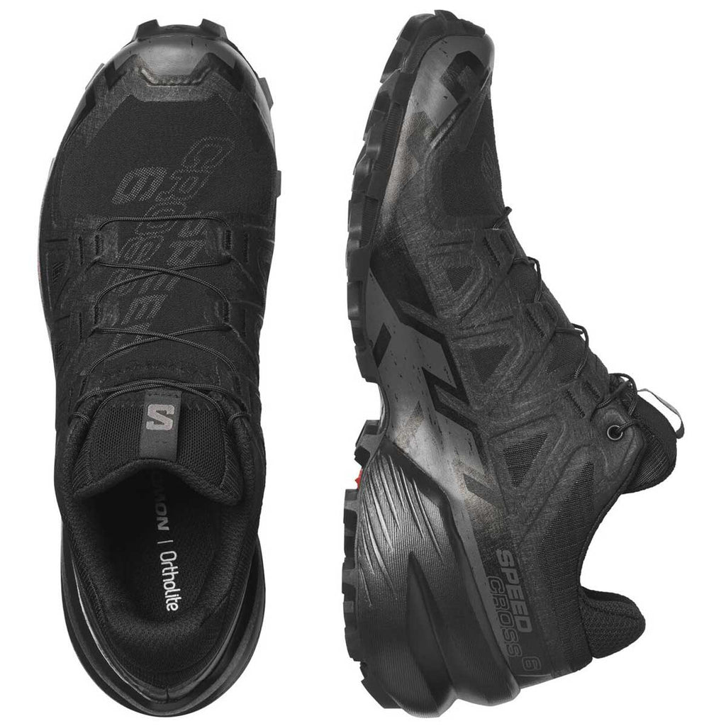 Tenis Salomon Trail Running SPEEDCROSS 6 Negro Full Mujer