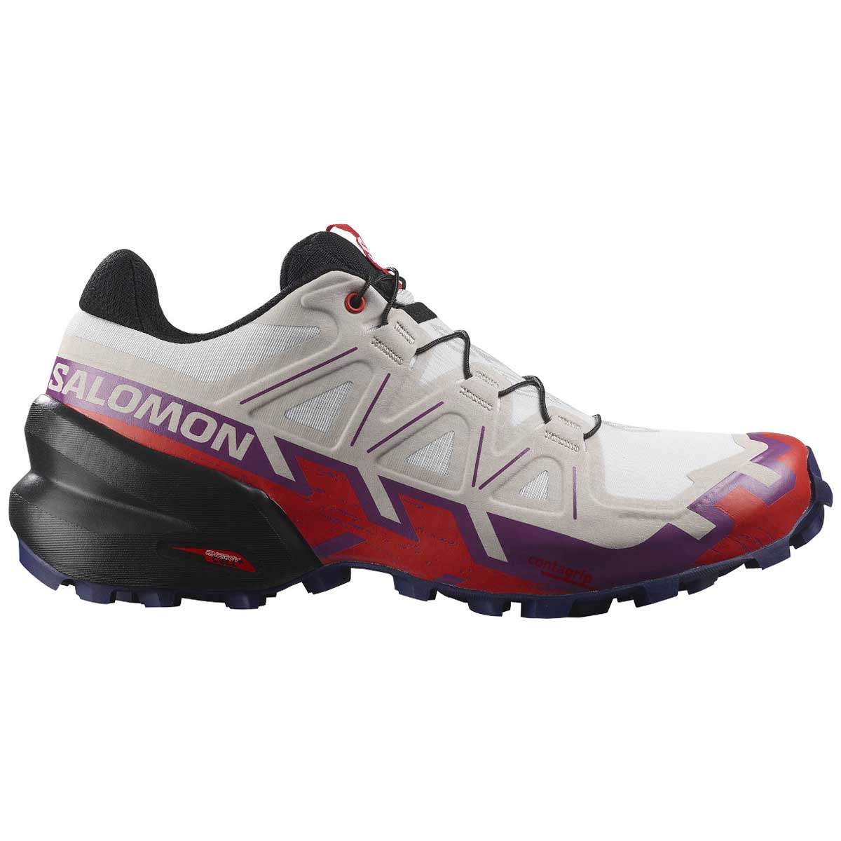 Tenis Salomon Trail Running SPEEDCROSS 6 Blanco Mujer