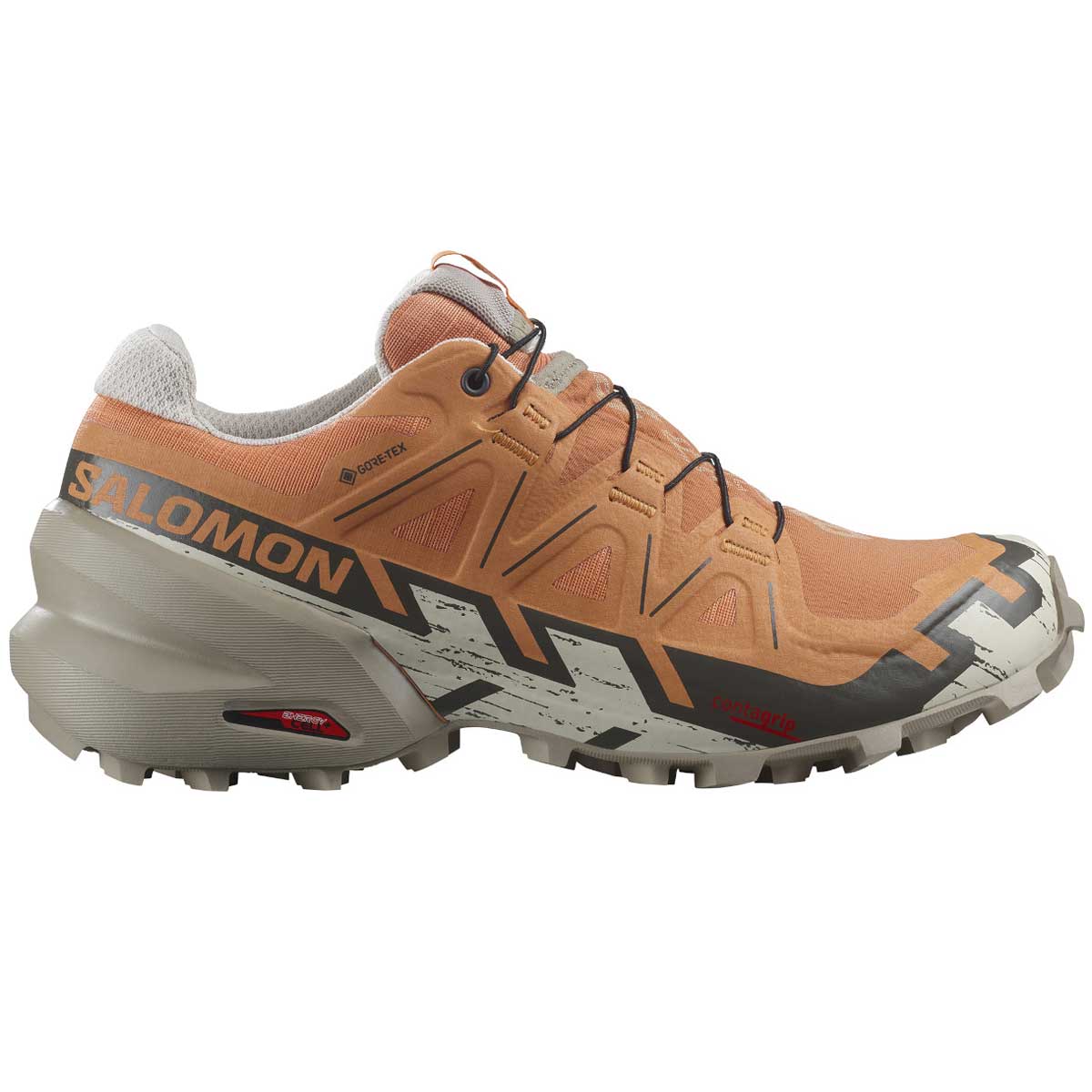 Tenis Salomon Trail Running SPEEDCROSS 6 GTX Café Mujer
