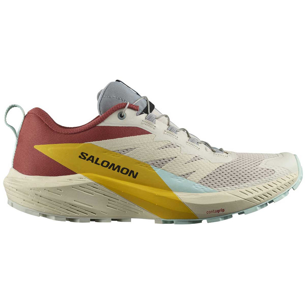 Tenis Salomon Trail Running SENSE RIDE 5 Baige Hombre