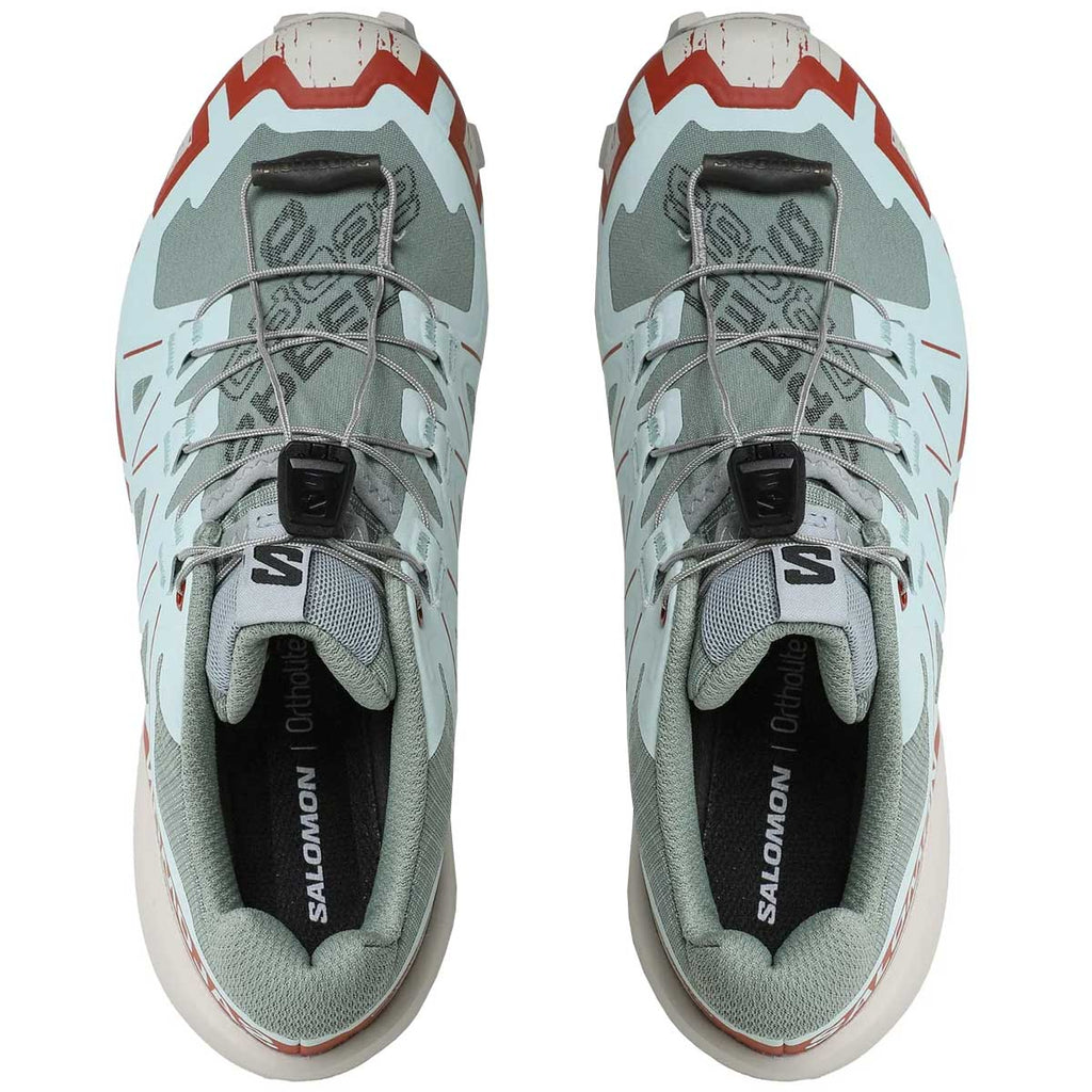 Tenis Salomon Trail Running SPEEDCROSS 6 Aqua Beige Mujer