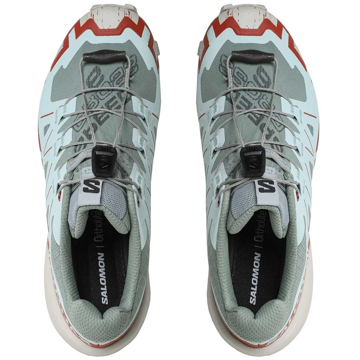 Tenis Salomon Trail Running SPEEDCROSS 6 Aqua Beige Mujer