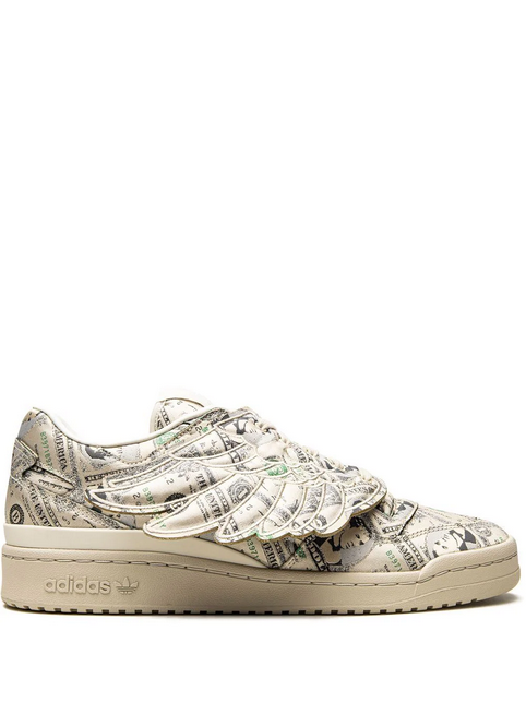 tenis Forum Low Wings 1.0 Money de adidas x Jeremy Scott