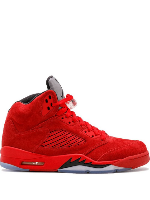 Air Jordan 5 Retro red suede