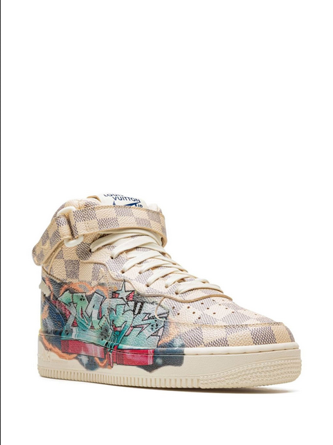 tenis Air Force 1 Mid de Nike x Louis Vuitton