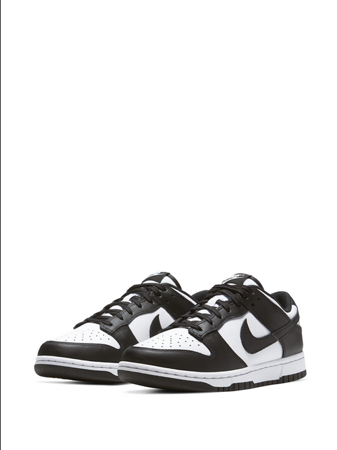 tenis Dunk Low Black/White mujer