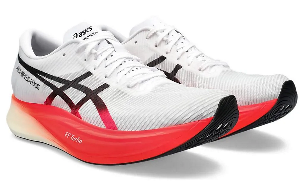 ASICS Metaspeed Edge+ 'Blanco Rojo Amanecer' 1013A116-100