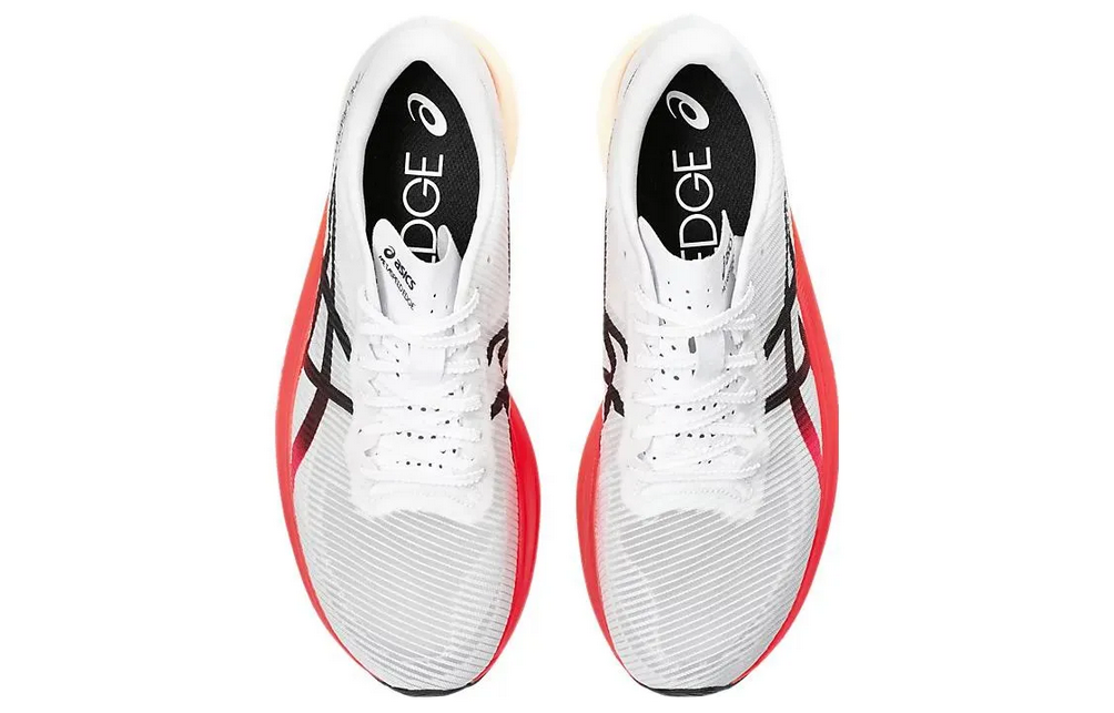 ASICS Metaspeed Edge+ 'Blanco Rojo Amanecer' 1013A116-100