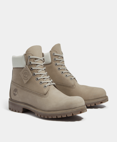 Botas Timberland Premium 6 Inch Waterproof Para Hombre, Gris
