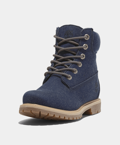 Botas Premium 6 Inch Para Mujer, Azul