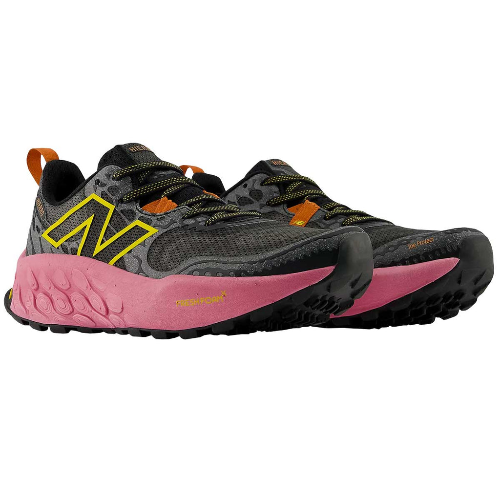 Tenis New Balance HIERRO V8 Trail Running Negro Rosa Mujer